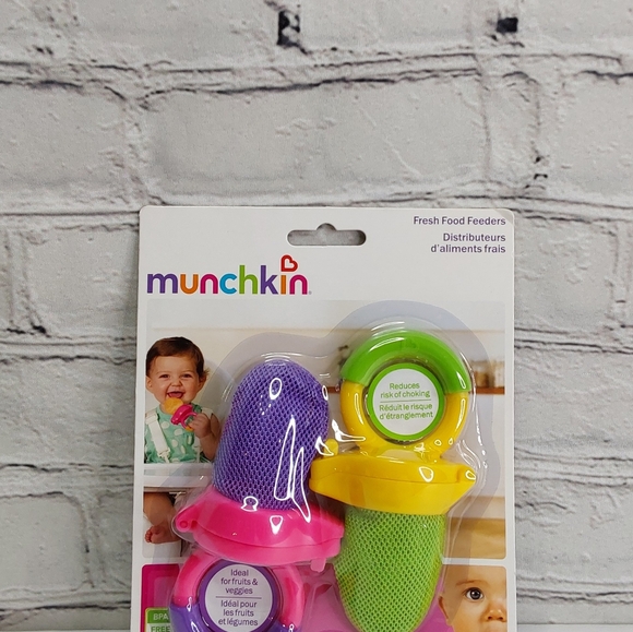 'MUNCHKIN' FRESH FOOD BABY FEEDERS FRUIT & VEGGIES 2~PACK - Picture 11 of 12